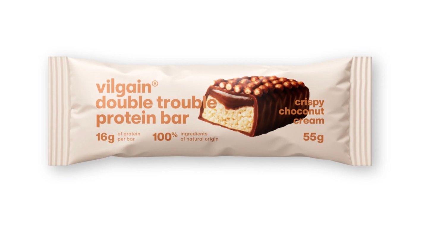 Vilgain Double Trouble Protein Bar Choco bueno 