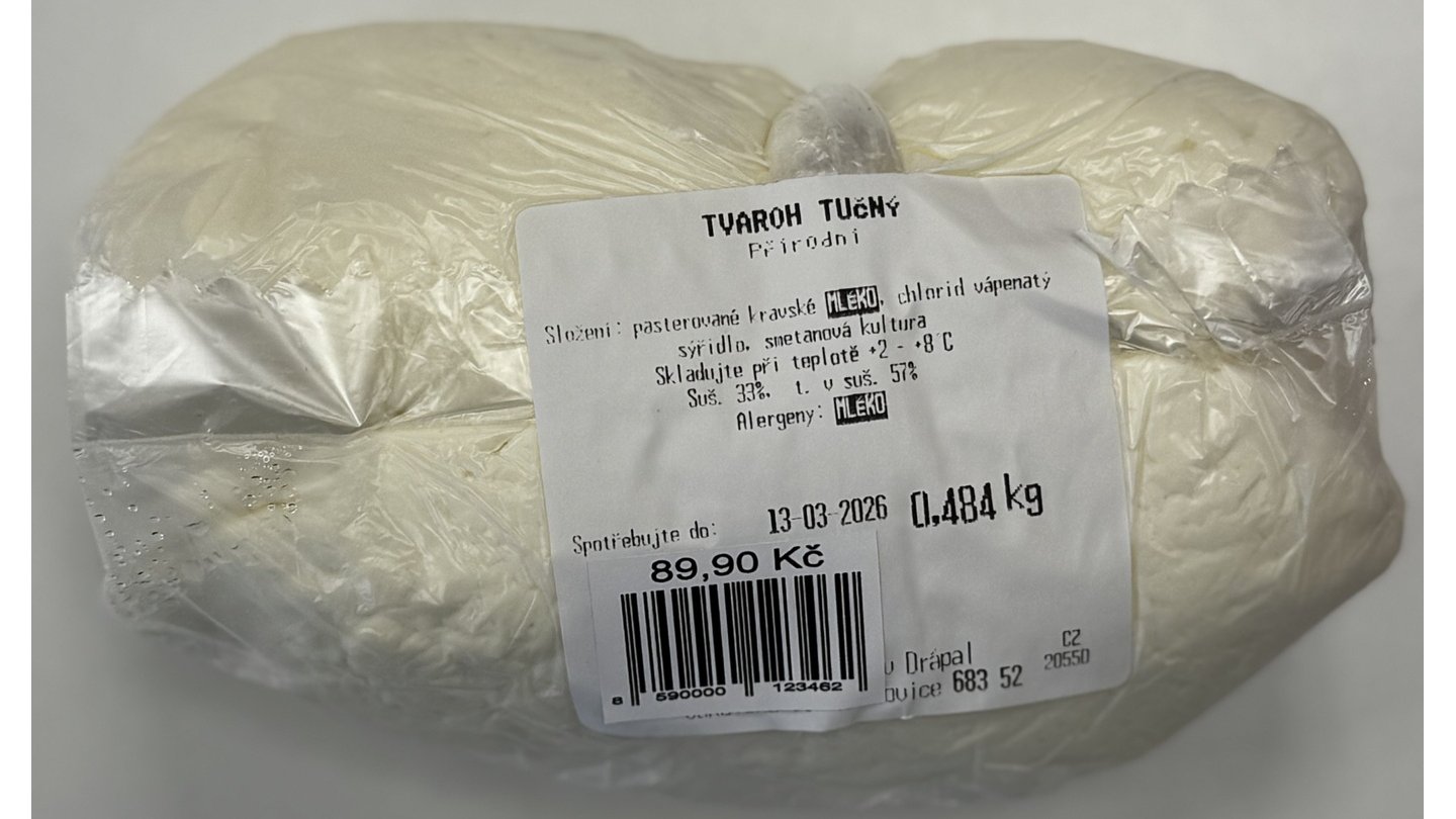 Tvaroh tučný - Křenovice