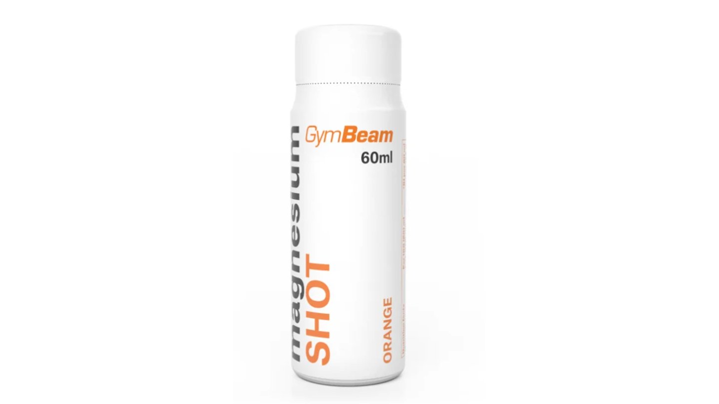 Magnéziový shot - GymBeam - pomeranč - 60 ml