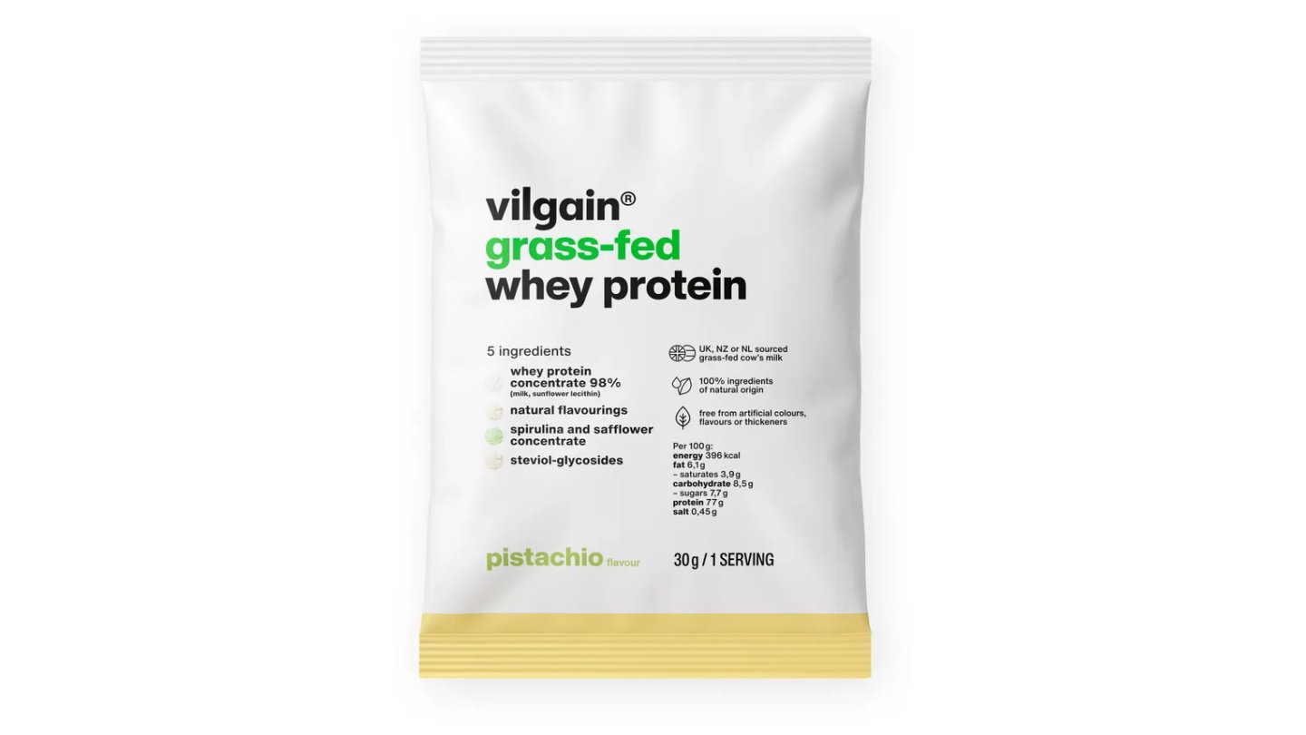 Grass-Fed Whey Protein – pistácie 30 g