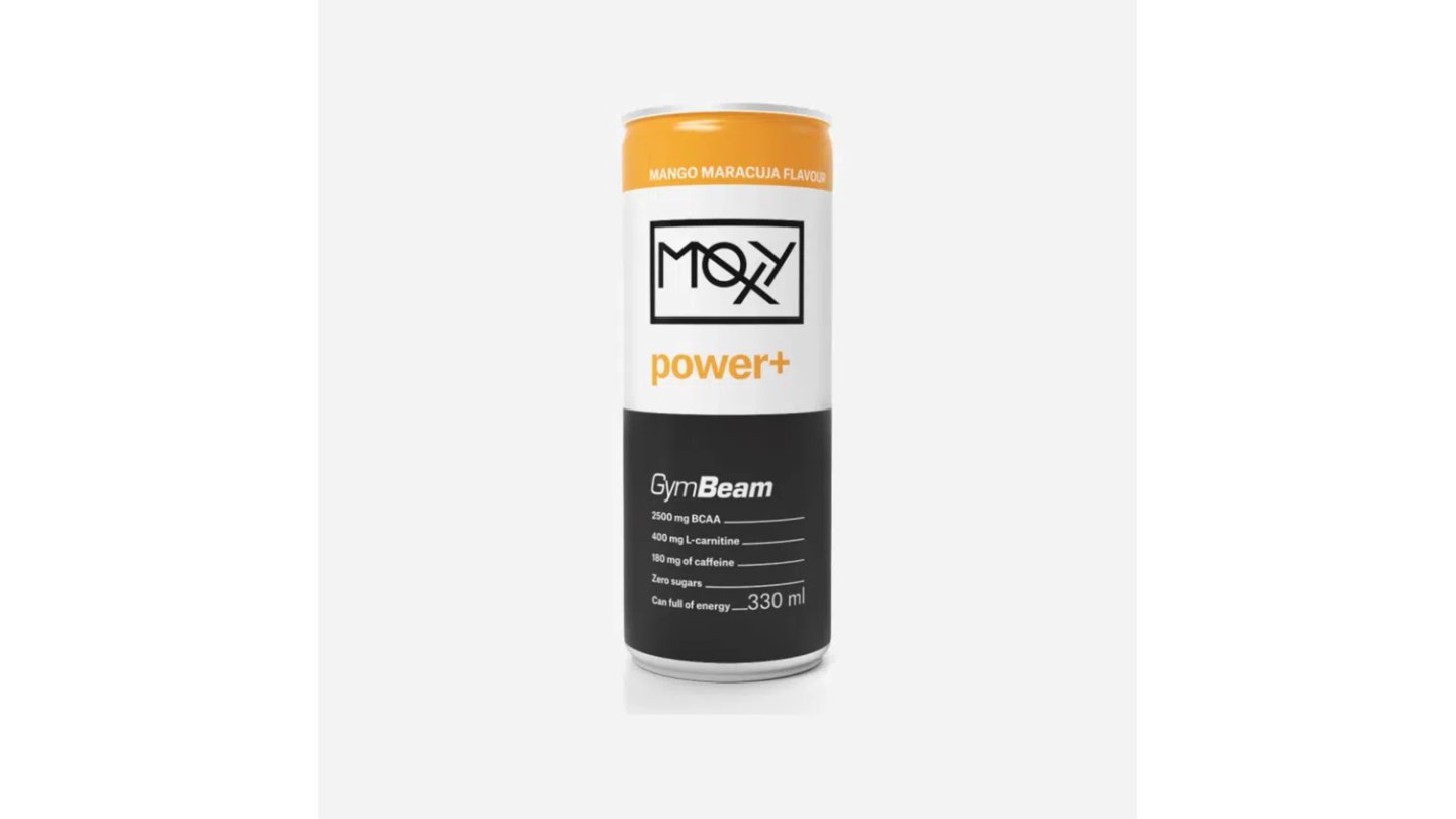 MOXY power+ mango maracuja Energy Drink 330 ml - GymBeam