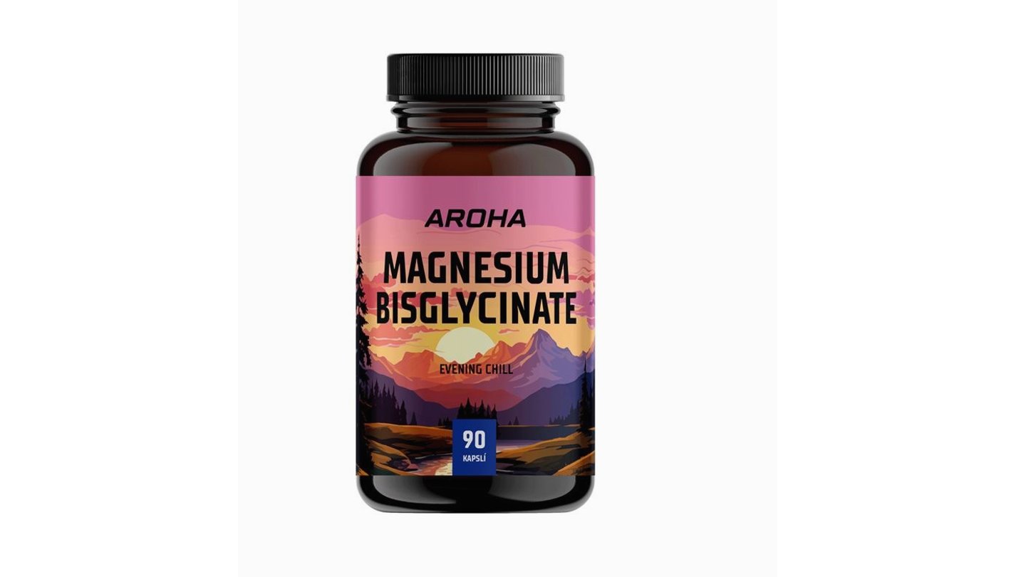 Magnesium Bisglycinate - AROHA - 90 kapslí