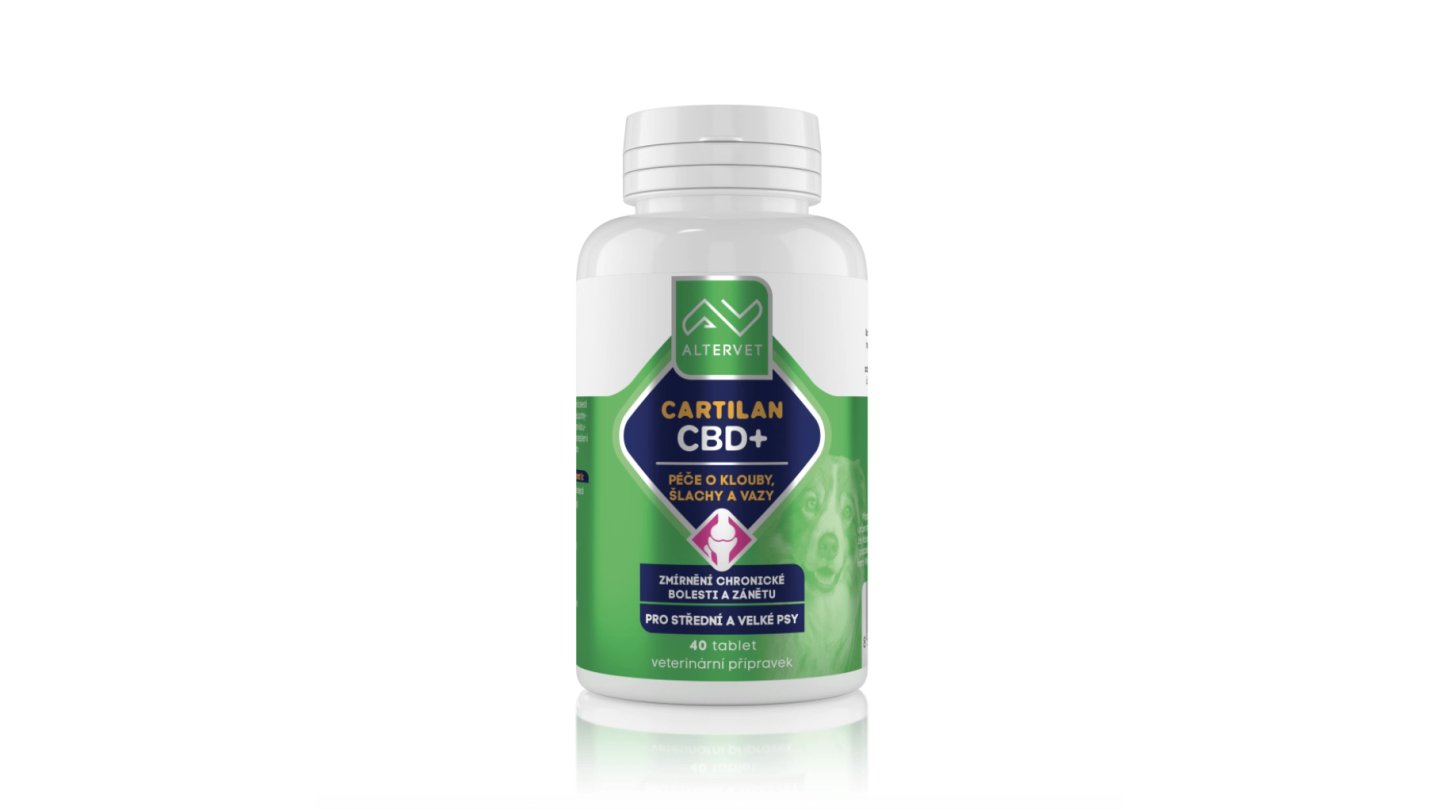 Cartilan CBD+ (Altervet), kloubní výživa s CBD