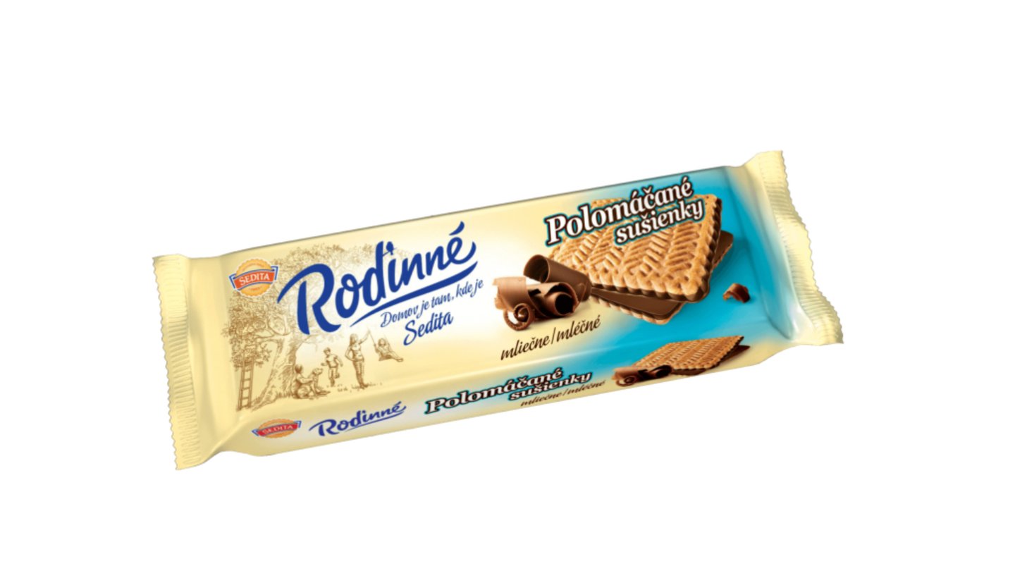 Rodinné Polomáčené sušenky - Mléčné 100g