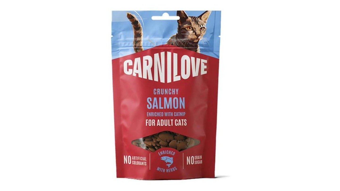 Carnilove Cat CRUNCHY Snack Salmon+Catnip 50g