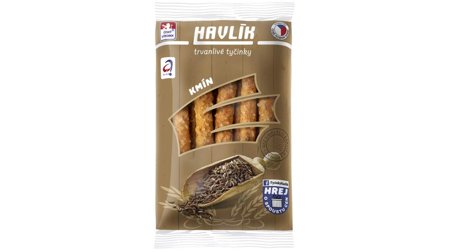	Tyčinky kmínové Havlík 90g