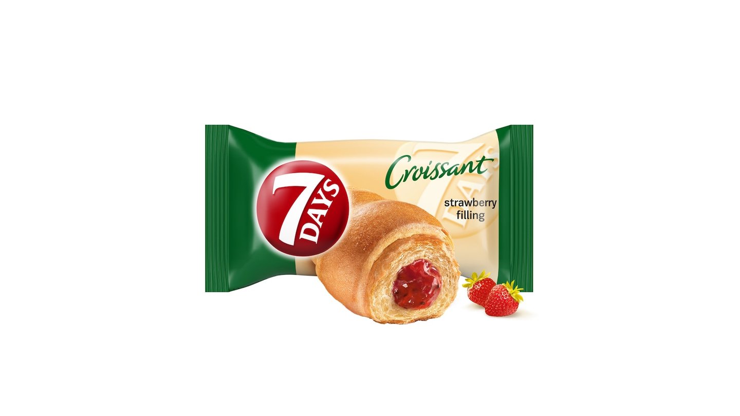 7DAYS Croissant jahoda 60g