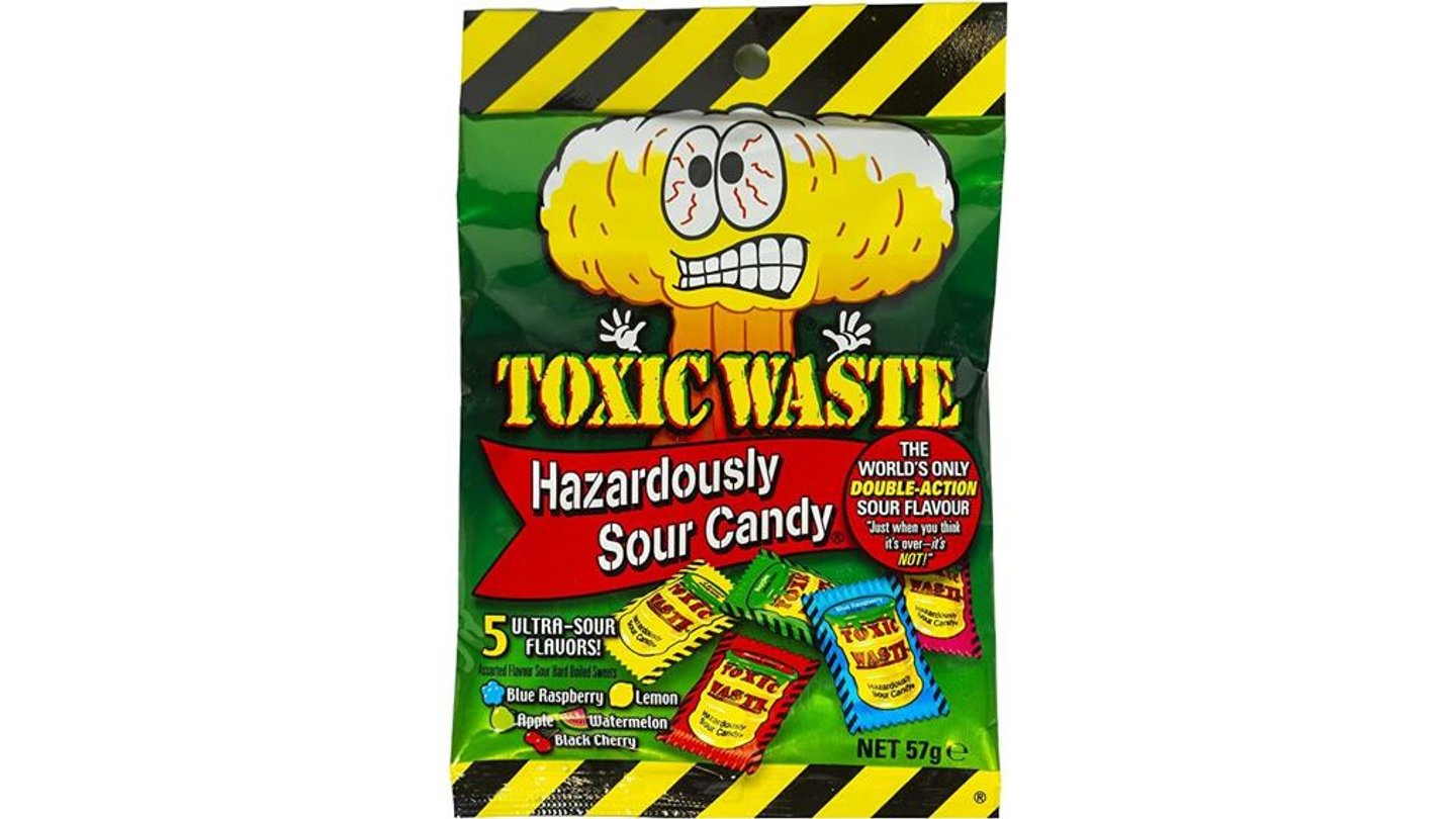 Toxic Waste Original kyselé bonbony