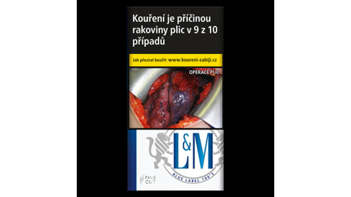 LM modré + zapalovač