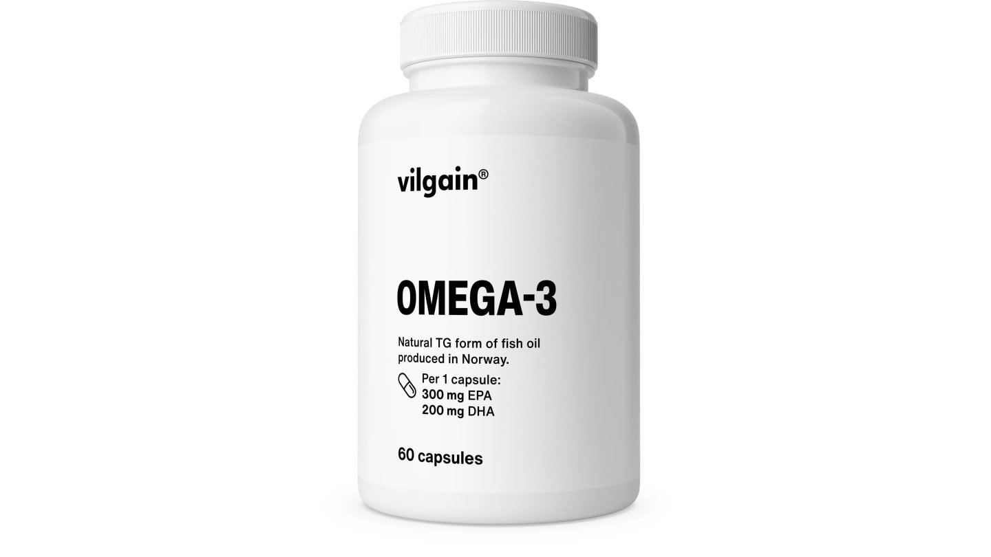 Vilgain Omega-3 60 kapslí