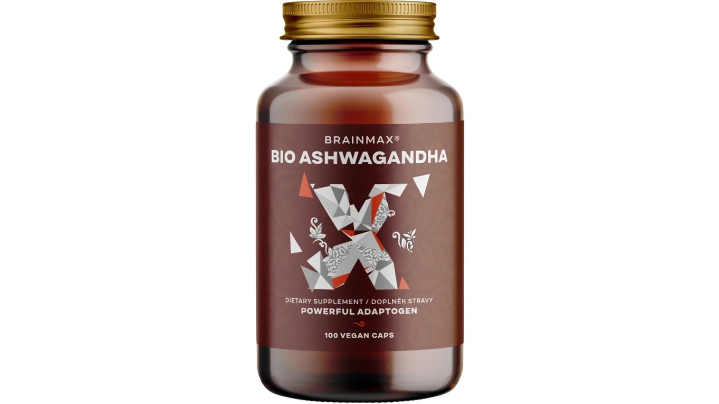 BrainMax BIO Ashwagandha, 560 mg, 100 rostlinných kapslí