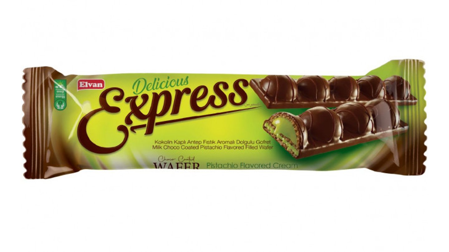 Express Delicious Pistácie s polevou 30g