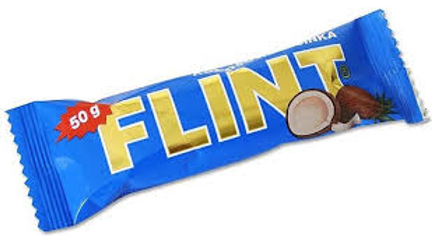 Flint s čokoládovou polevou 50g