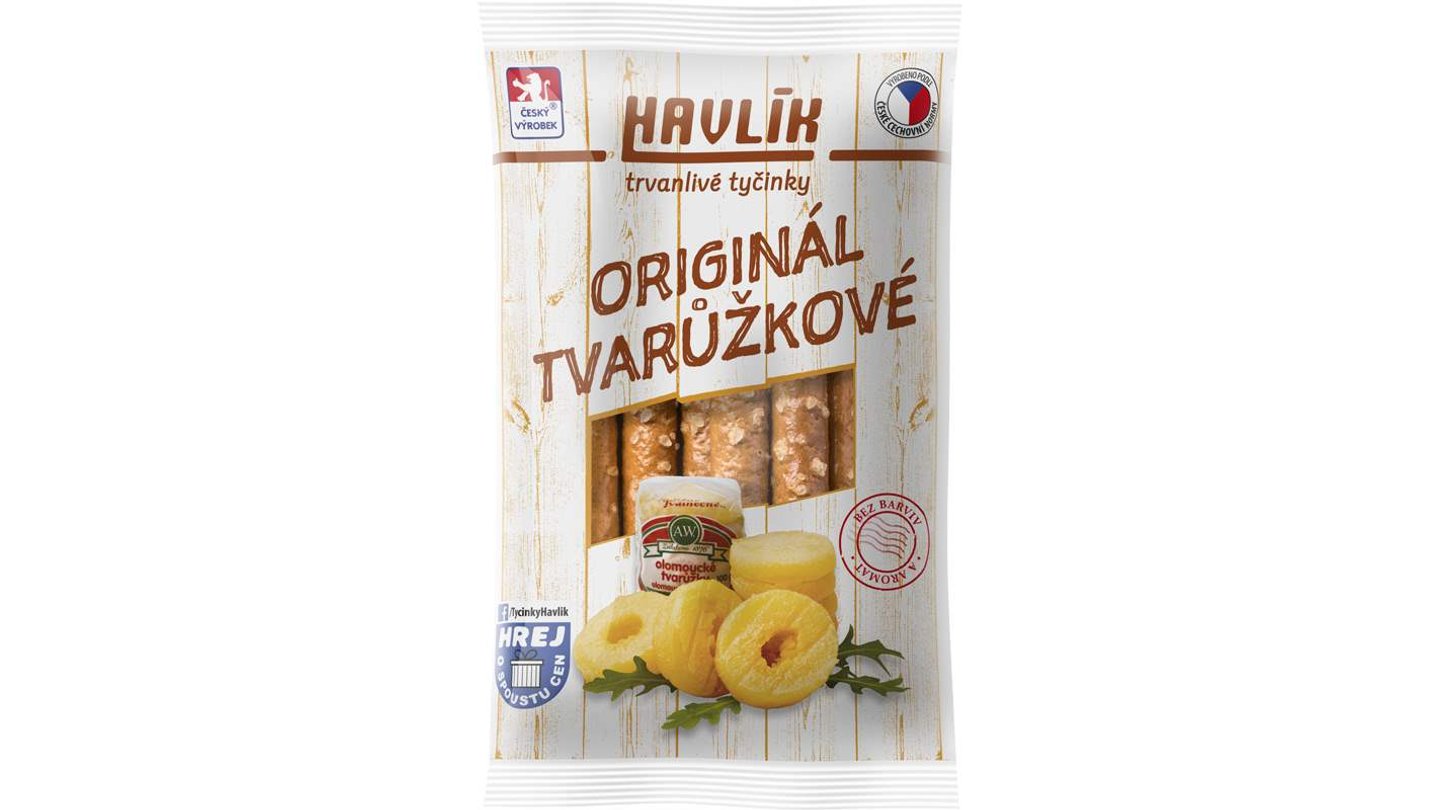 Tyčinky tvarůžkové 90g Havlík