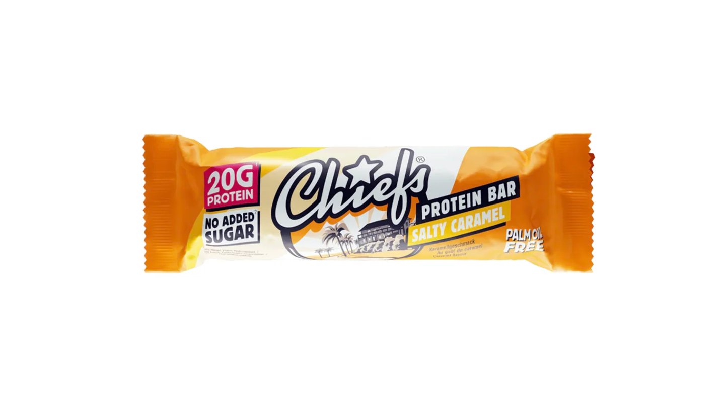 CHIEFS - proteinová tyčinka - slaný karamel 55g