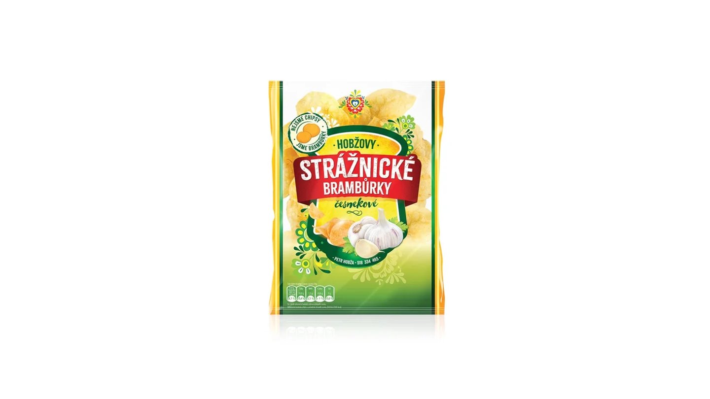 Strážnické brambůrky česnekové 60g
