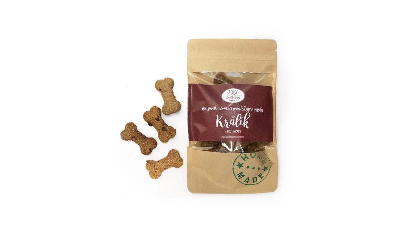 Králičí sušenky s brusinkami