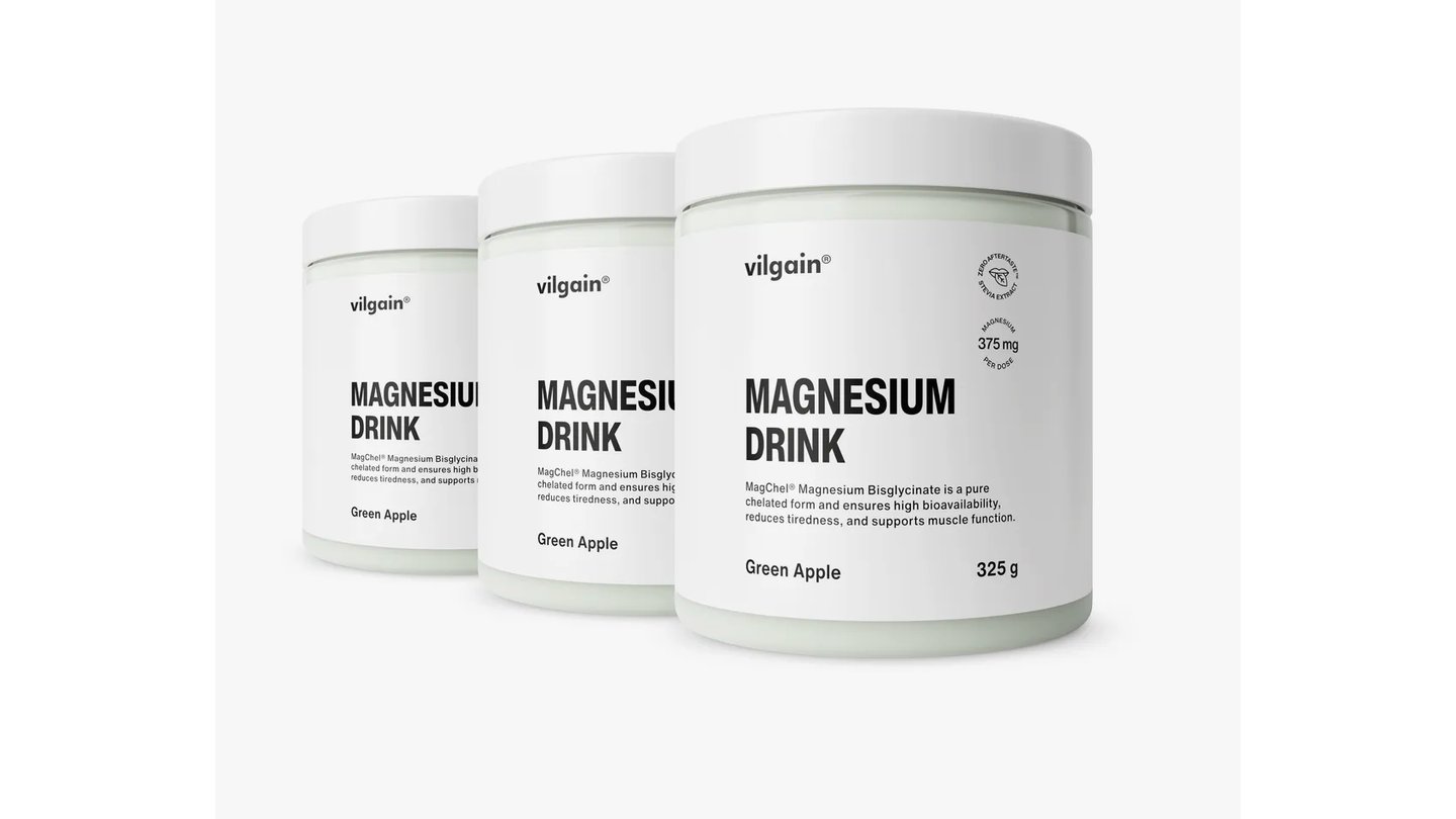 Vilgain Magnesium Drink - zelené jablko