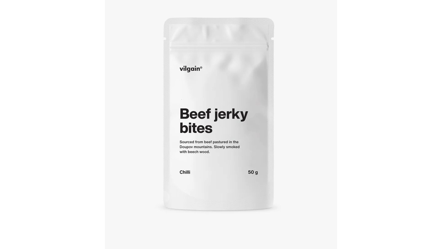 Vilgain Hovězí jerky bites ⁠–⁠ 50 g