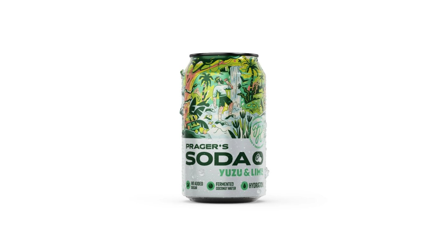 PRAGERS - soda - YUZU/LIMETKA