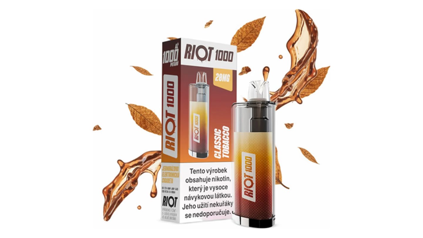 RIOT 1000 Classic Tobacco