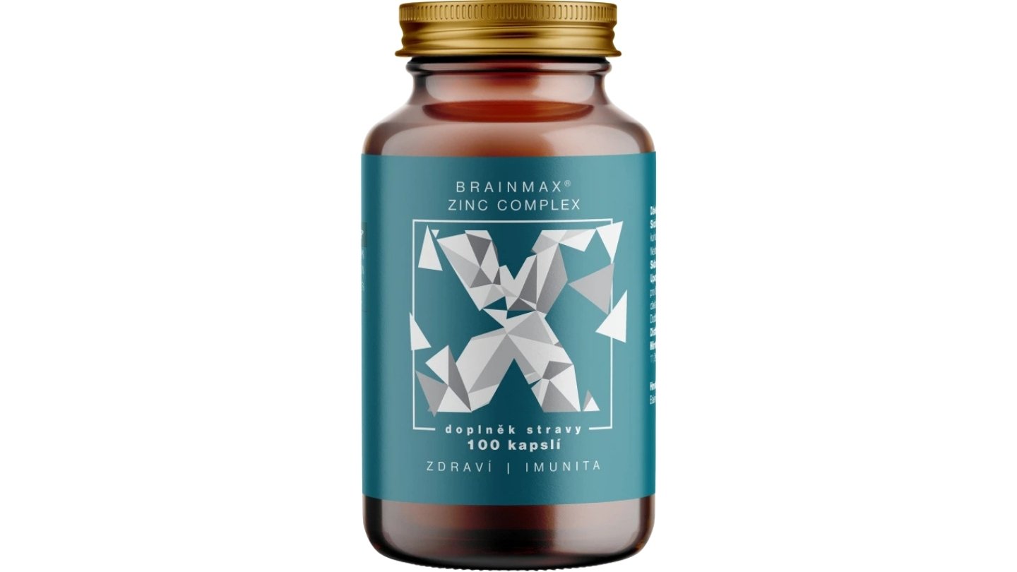 BrainMax Zinc Complex, 100 rostlinných kapslí