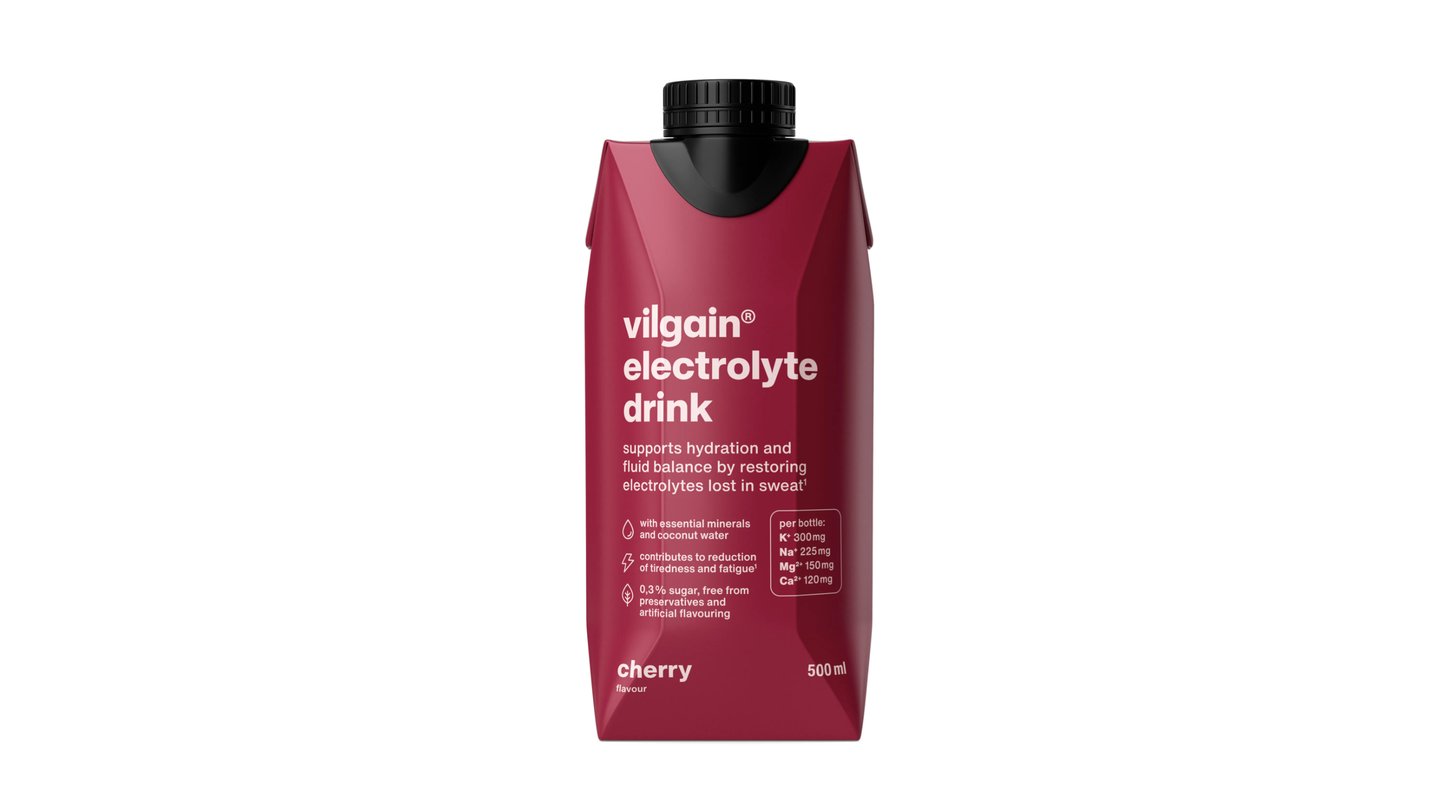 Vilgain electrolyte drink Cherry 500 ml