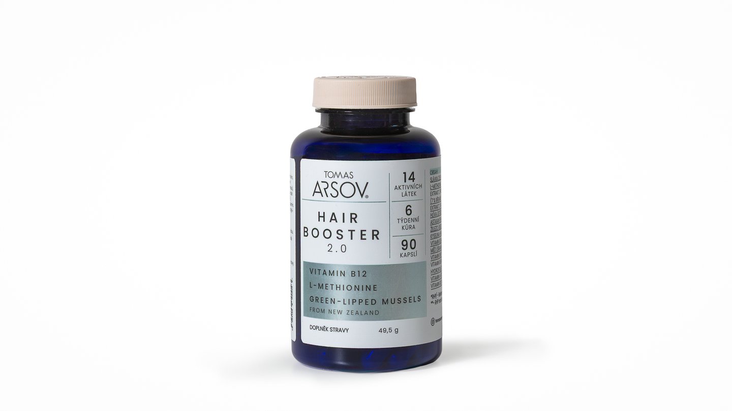 HAIR BOOSTER 2.0 Doplněk stravy pro podporu růstu vlasů 90 kapslí