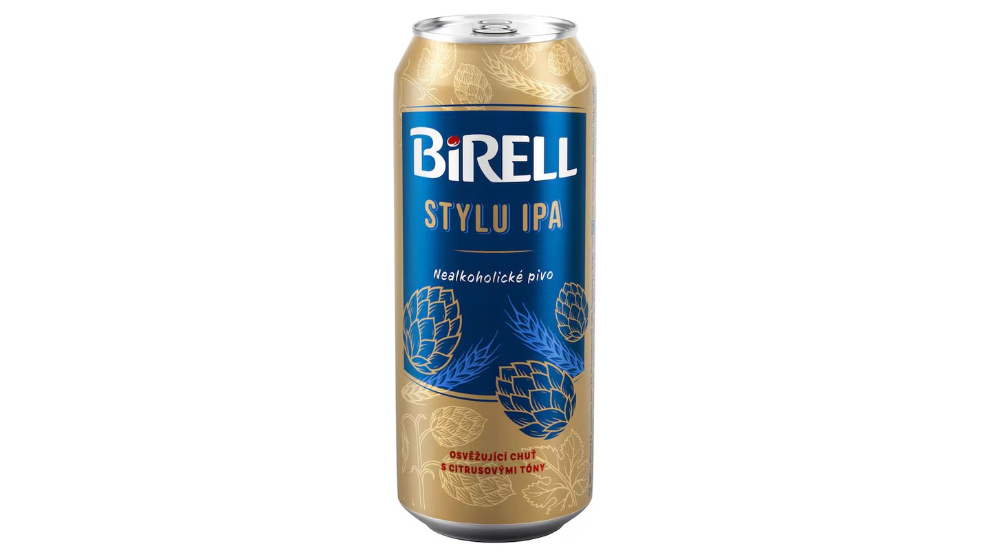 BIRELL nealkoholické pivo