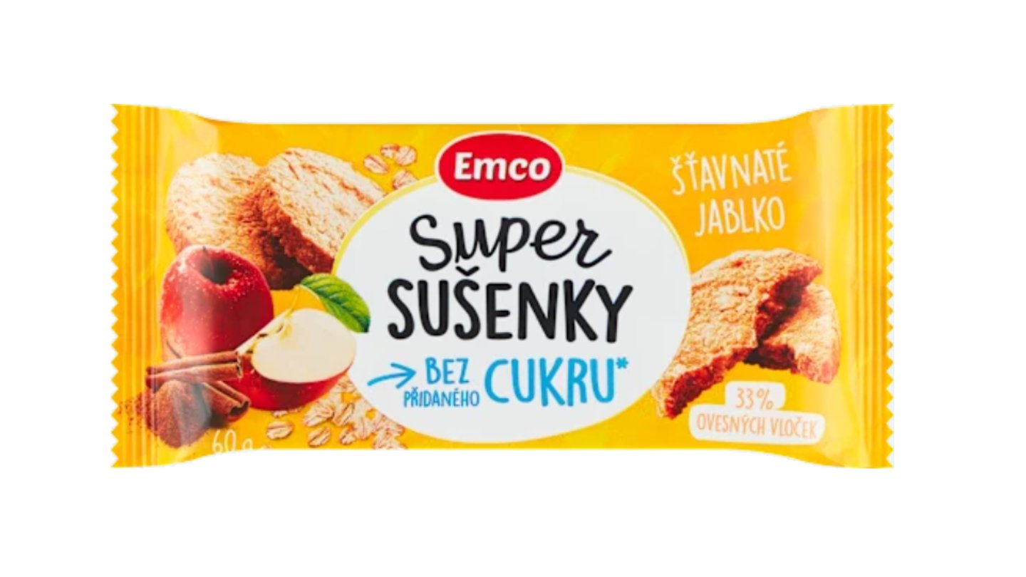 Super sušenky se slazeným jablkem