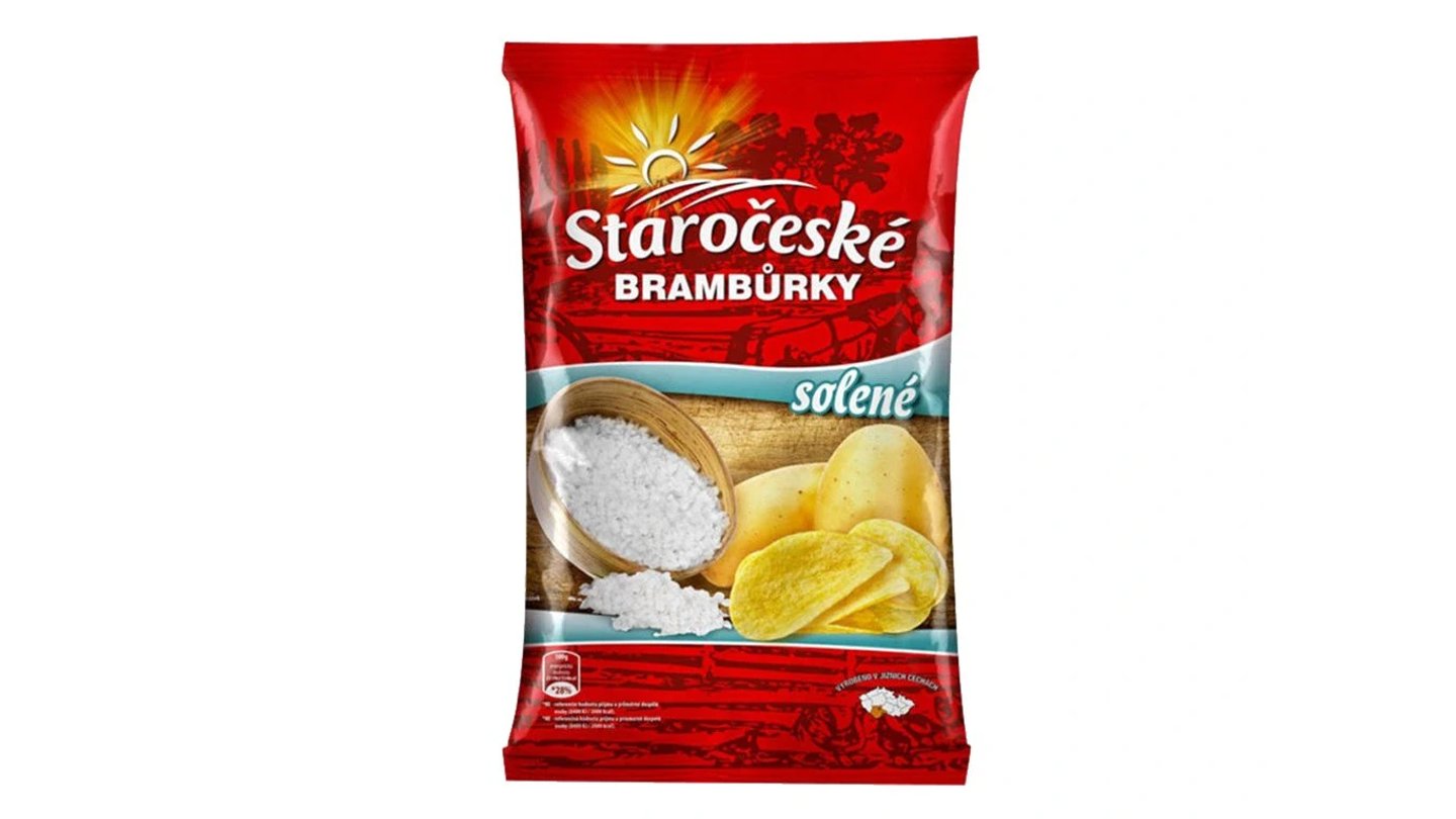 Staročeské brambůrky solené 80g