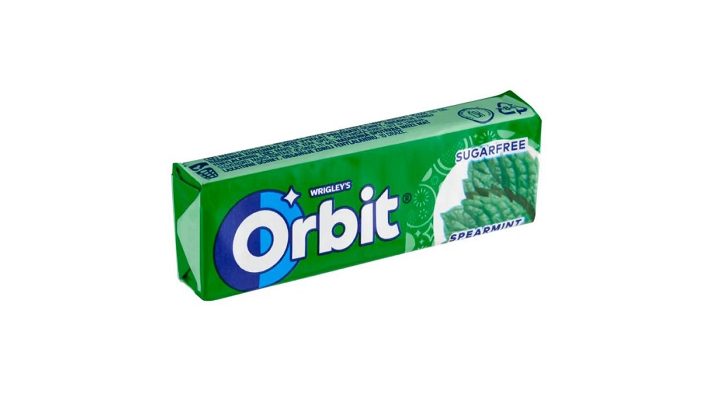 Orbit Spearmint žuvačky + darček