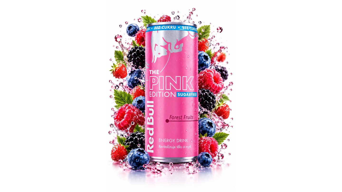 Red Bull PINK - Sugarfree 250 ml.