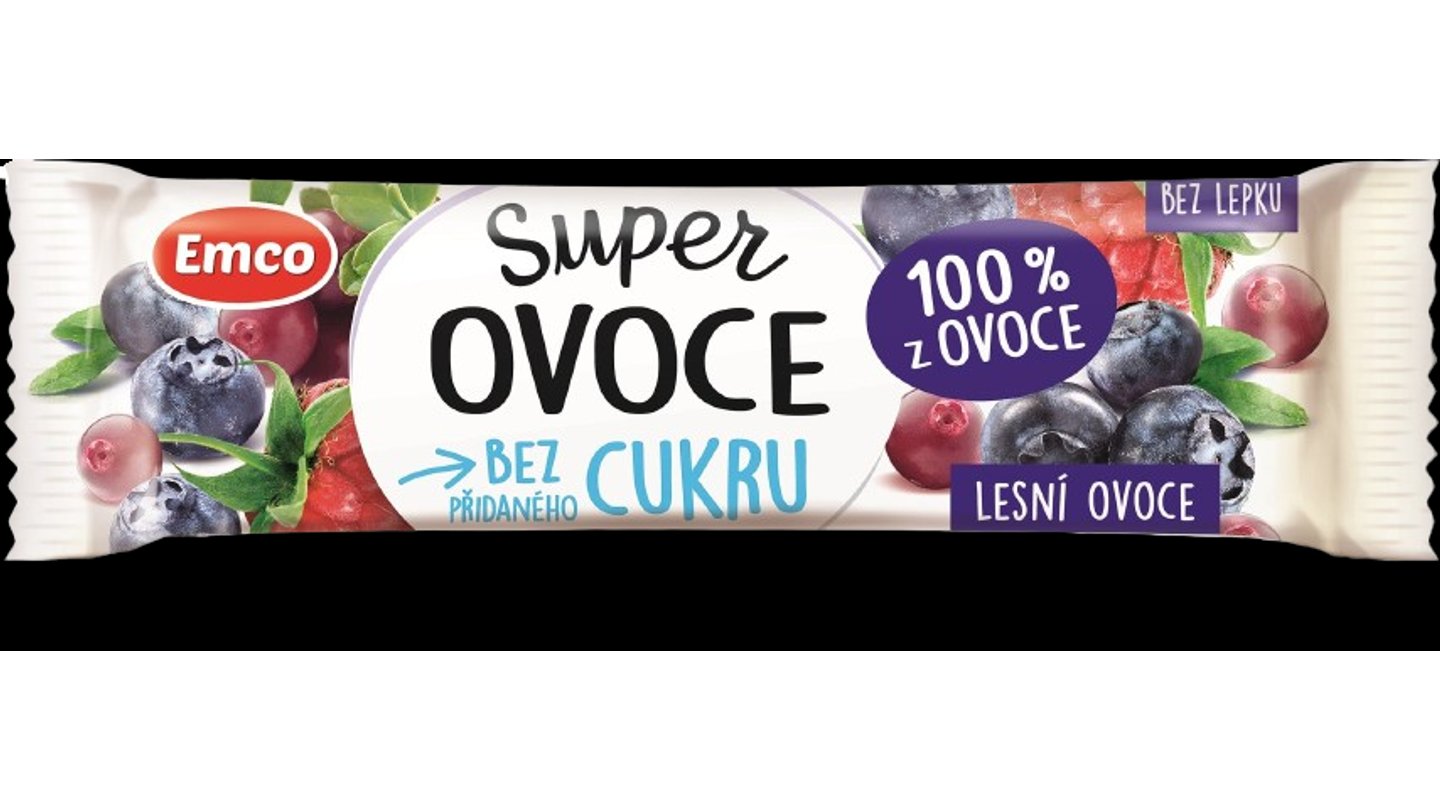 Emco-Tyčinka Super ovoce 30 g Lesní Ovoce