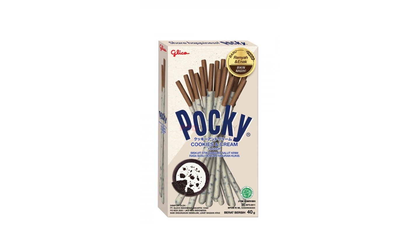 Pocky Cookies and Cream