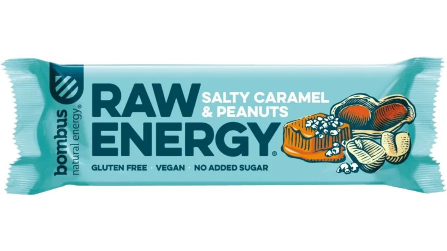 RAW tyčinka - slaný karamel a arašídy