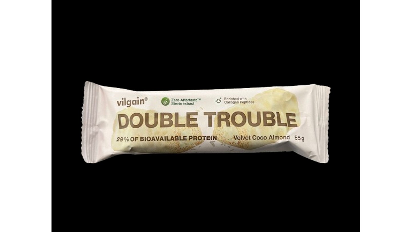 Vilgail double trobule bar kokosovo mandlový krém 55g