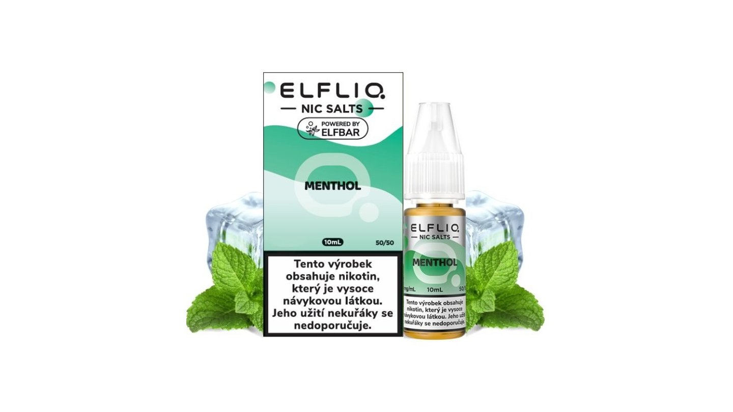 ELFLIQ NIC SALT MENTHOL 10ML - 20MG (DOPRODEJ)