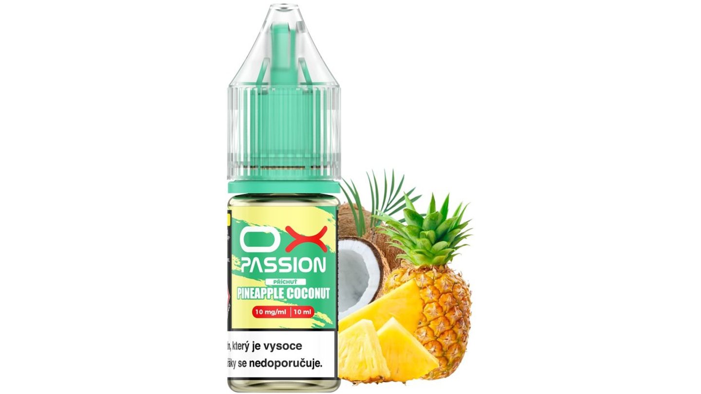 Liquid OXVA OX PASSION Salts Pineapple Coconut 10ml - 10mg