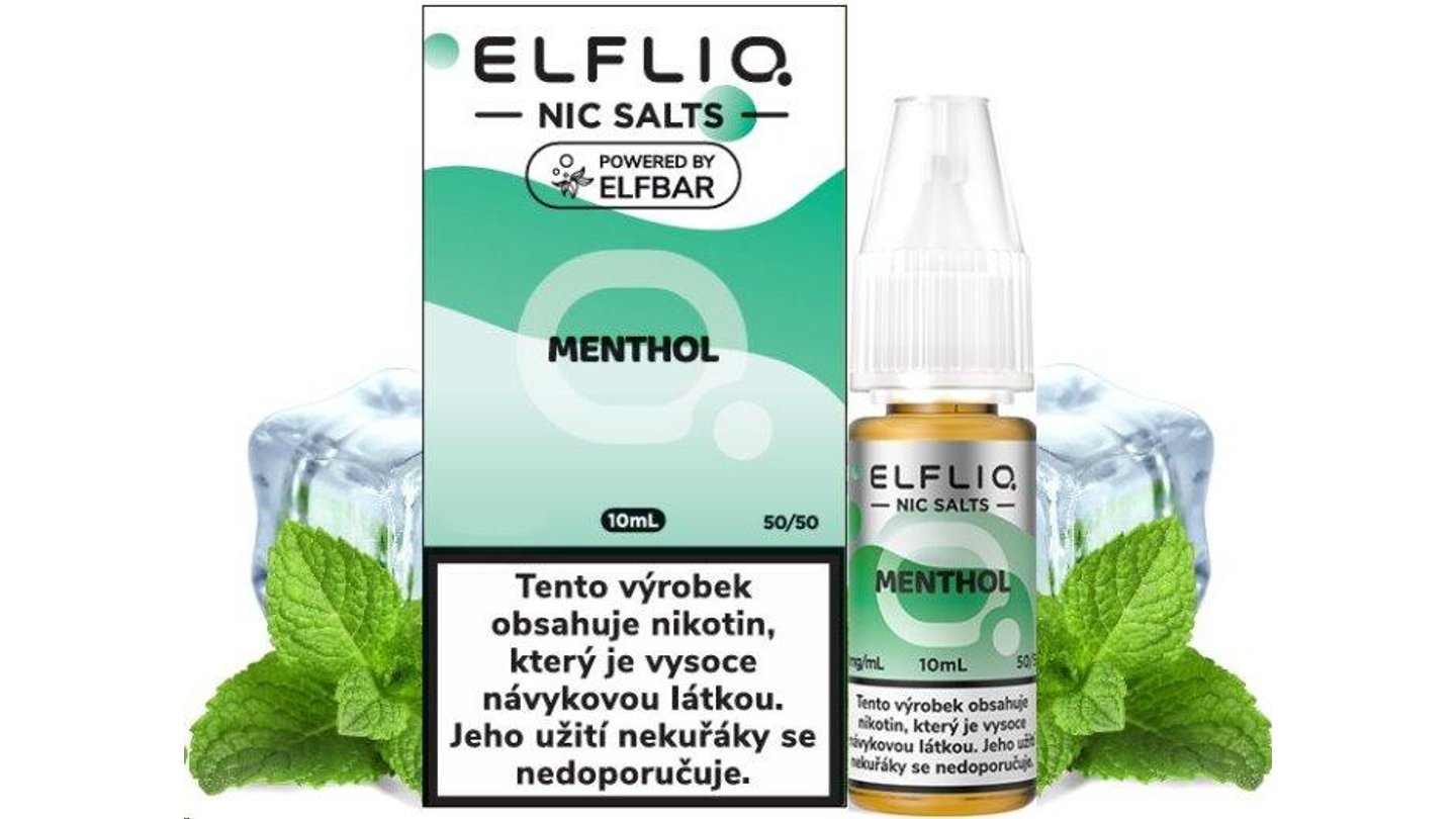 ELFLIQ NIC SALT MENTHOL 10ML - 10MG 