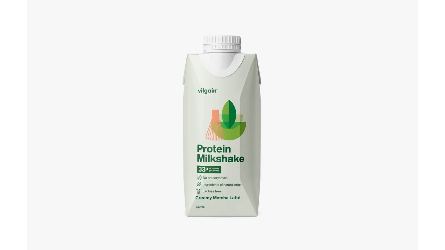 Protein Milkshake - krémové matcha latte