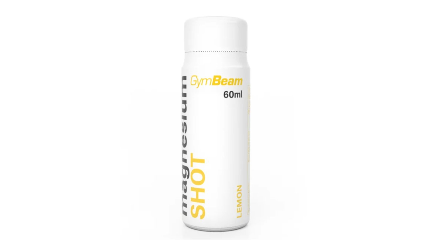 Magnéziový shot - GymBeam - citrón - 60 ml