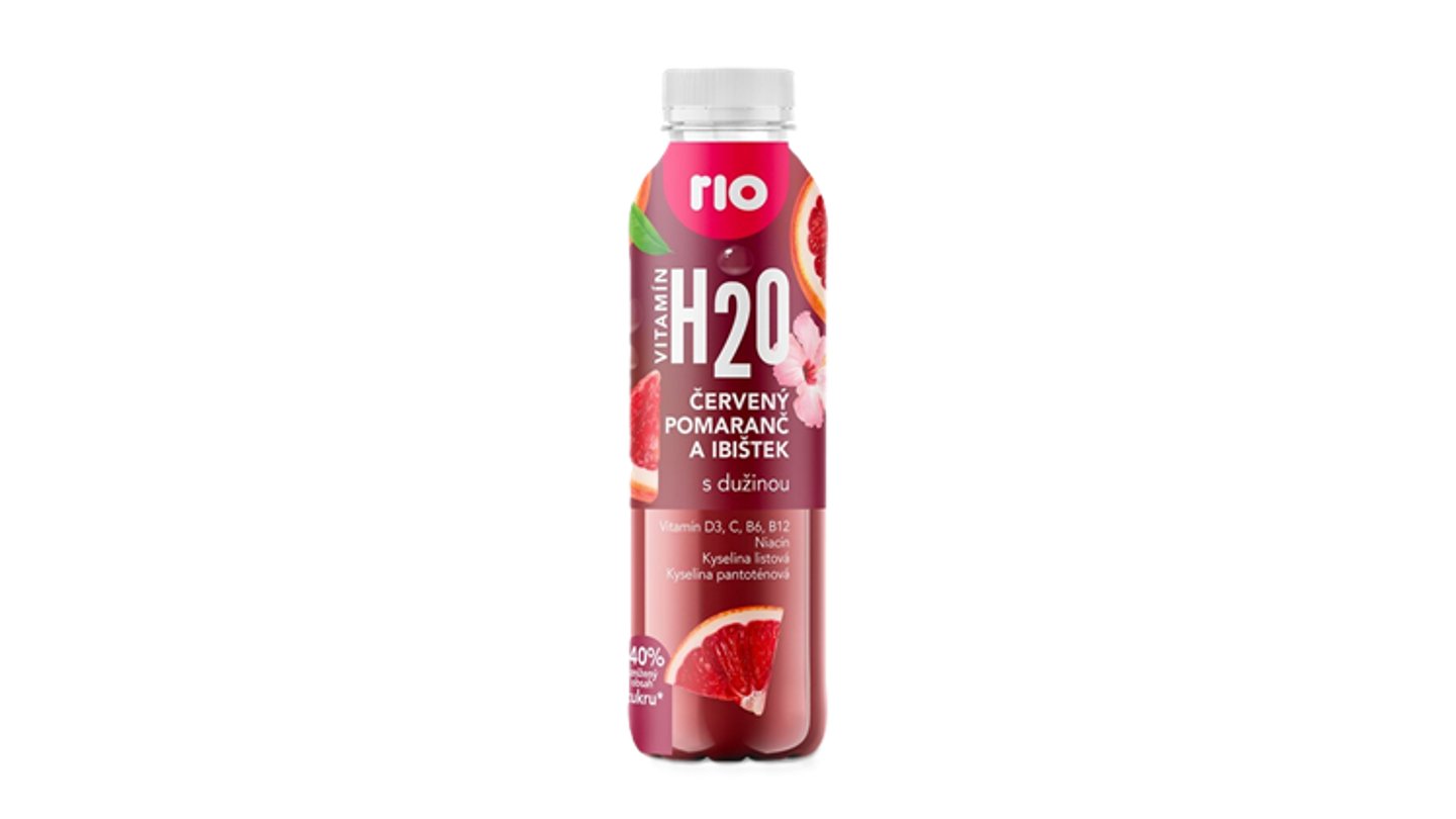 Rio H2o červený pomeranč s dužinou 