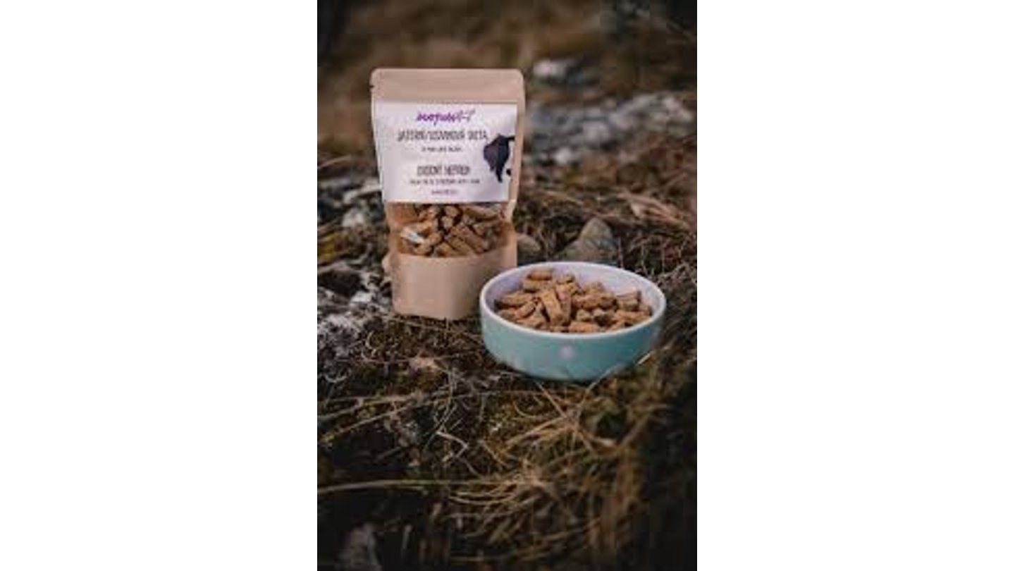 Pamlsky pro slinivkovou dietu – kachnička s bylinkami