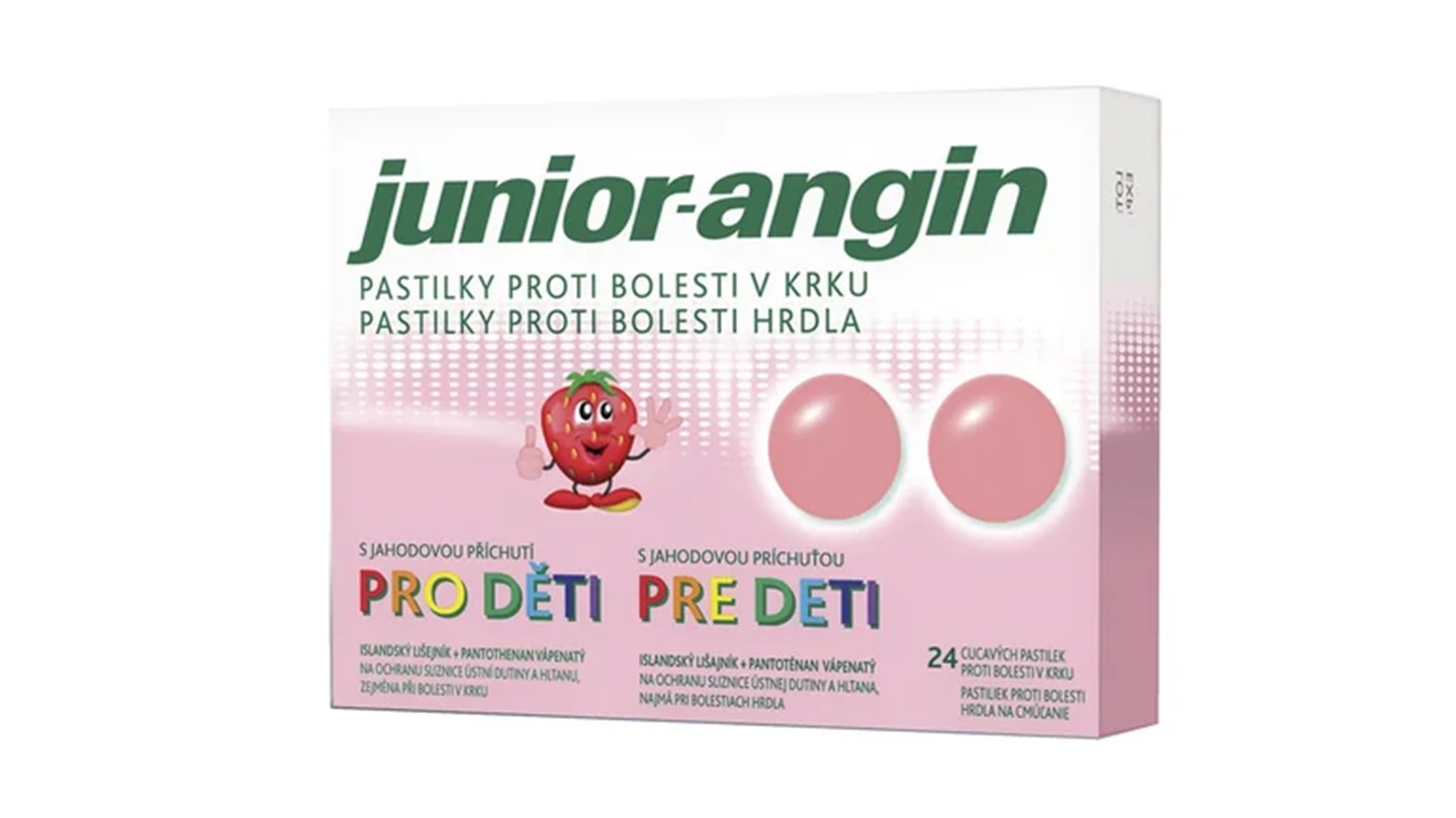 Junior-angin pastilky pro děti 24ks