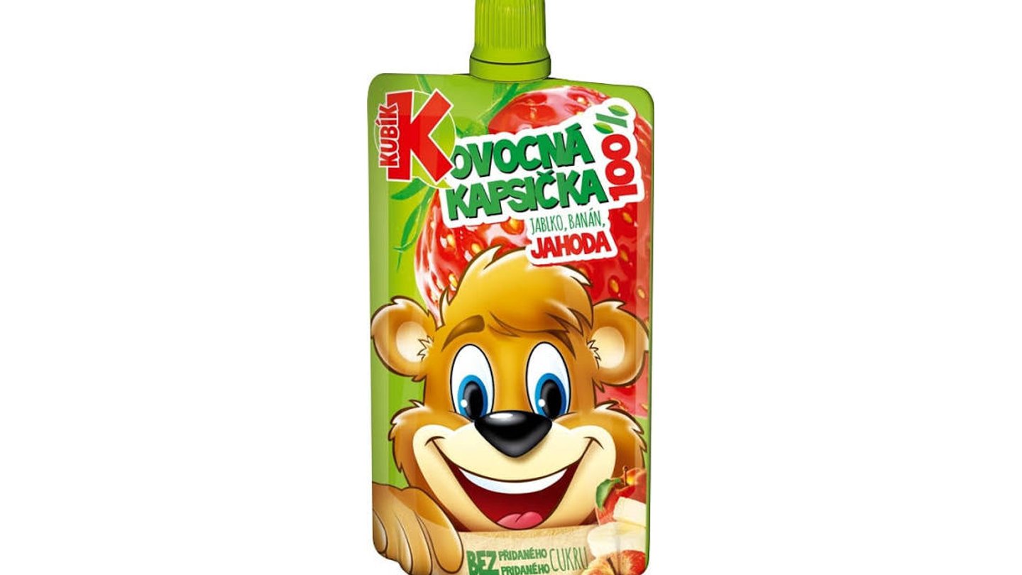 Ovocná kapsička jahoda 100g