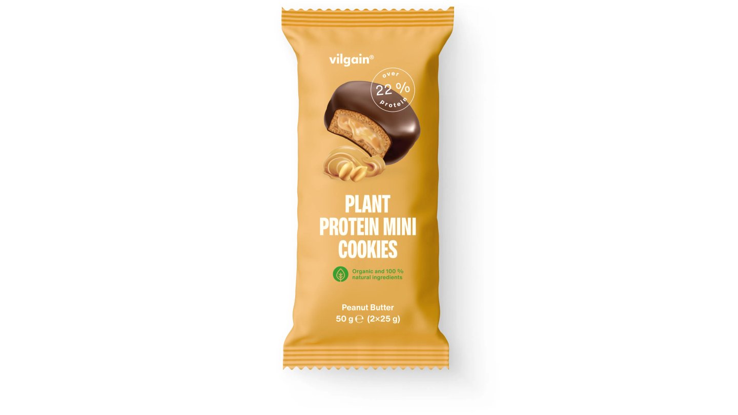 Plant Protein Mini Cookies - arašídové máslo