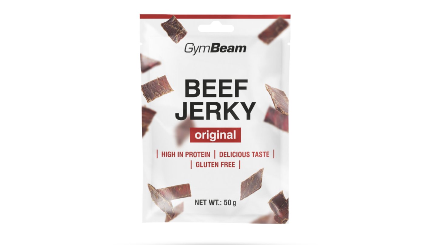 Sušené maso Beef Jerky - GymBeam - 50 g