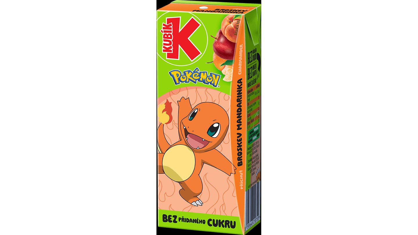 Kubík Mandarynka & Brzoskwinia Pokémon