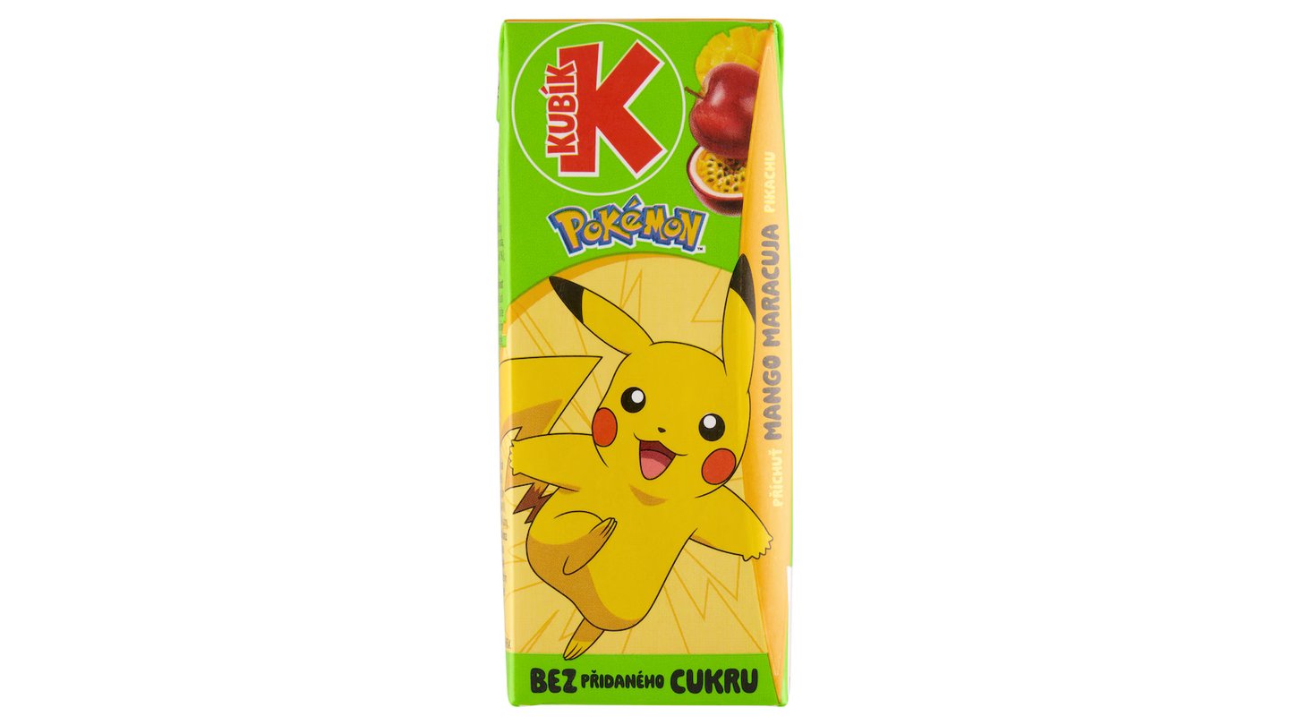 Kubík pokémon mango/maracuja 0,2l